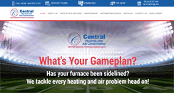 Desktop Screenshot of centralheatofga.com